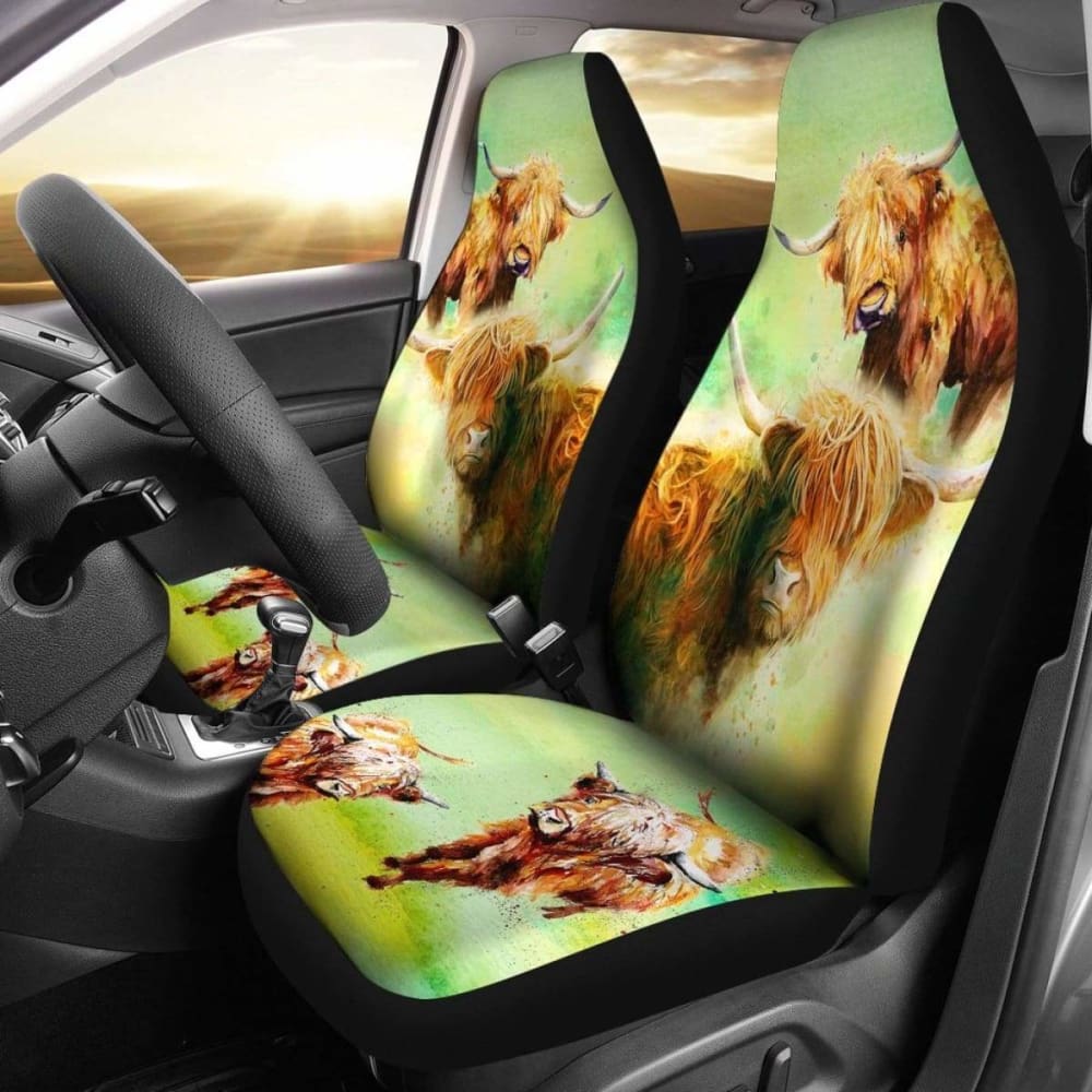 Highland Cows - Car Seat Covers 144730