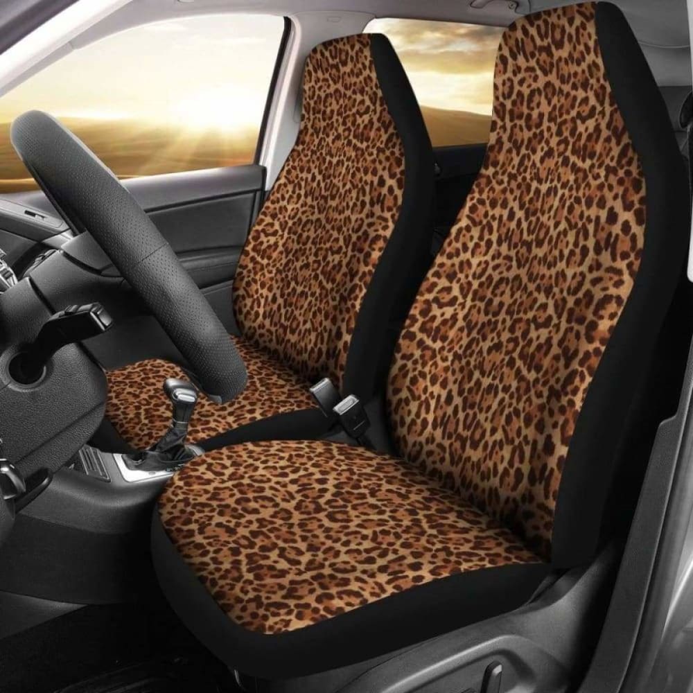 Leopard Skin Animal Print Car Seat Covers 092813