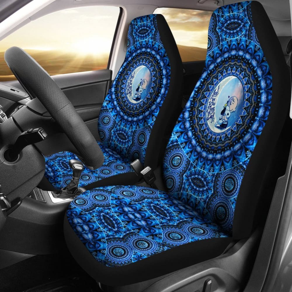 Mandala Love Snoopy - Car Seat Covers 093223