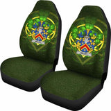 Milley Or O’Millea Ireland Car Seat Cover Celtic Shamrock (Set Of Two) 154230 - YourCarButBetter