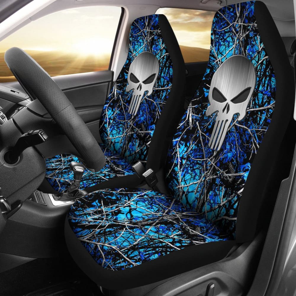 Moonshine Undertow Punisher Custom Metallic Printed Car Seat Covers 211201