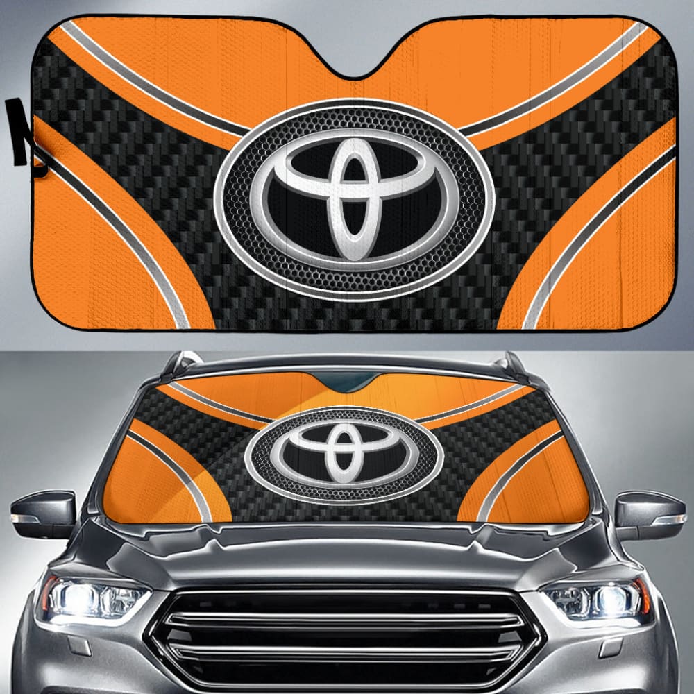 Orange Toyota Amazing Style Car Car Auto Sun Shades Custom 2 210701