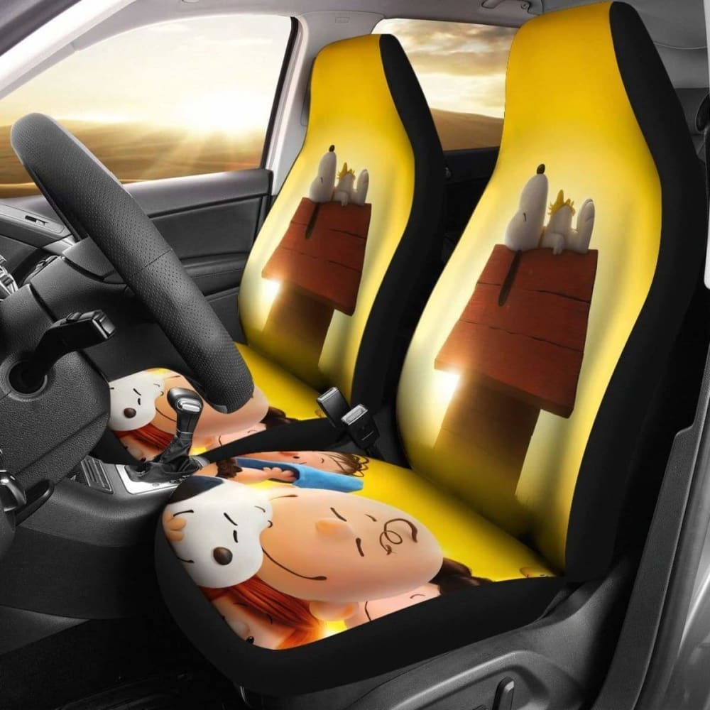 Snoopy And Friends Peanuts Car Seat Covers