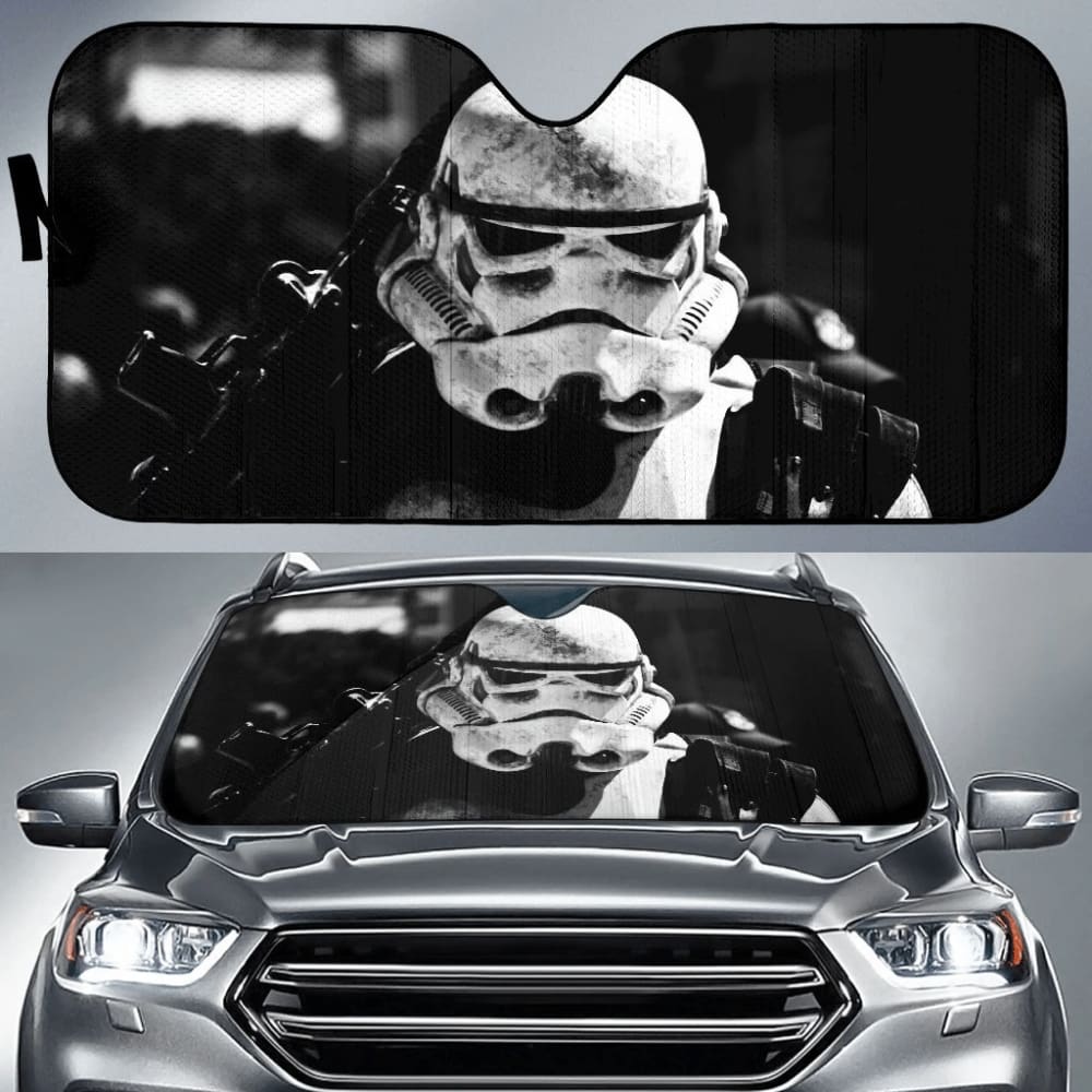 Star Wars Darth Vader Yoda Stormtrooper Car Windshield Sun Shade Sun Visor  Gift