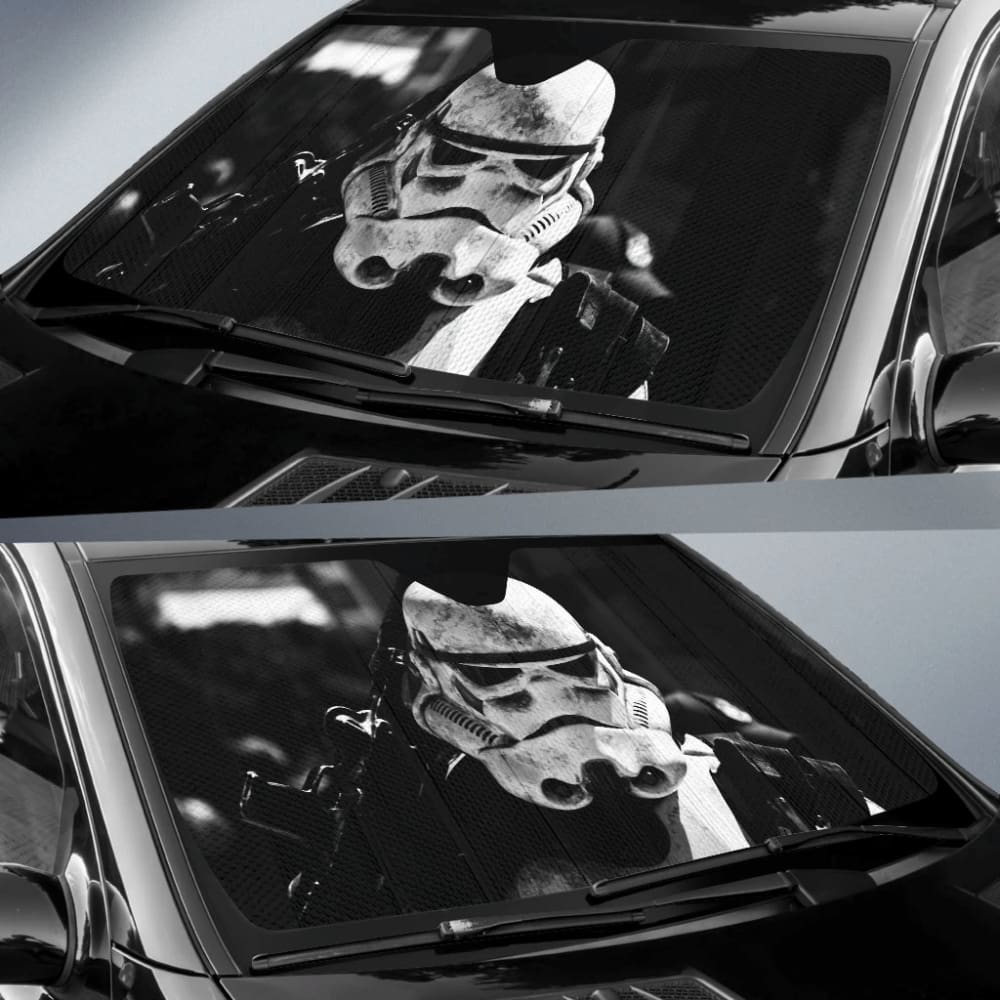 Star Wars Darth Vader Yoda Stormtrooper Car Windshield Sun Shade Sun Visor  Gift