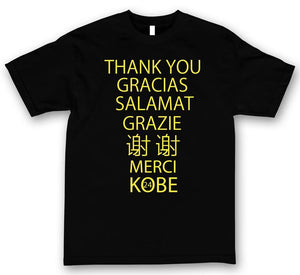 kobe bryant farewell t shirt