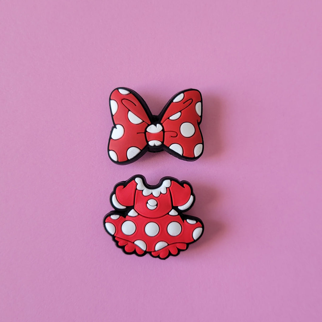 how to draw a minnie mouse bow