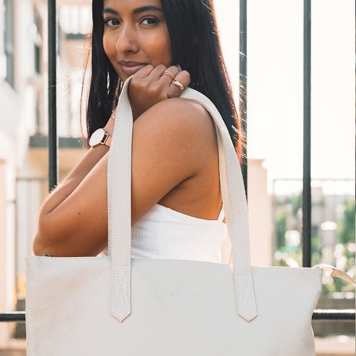 Tote Bag in Rich, Russet Brown, Maple Leather, Tote Bags