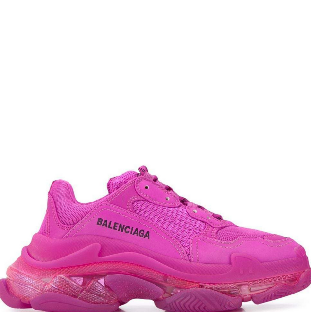 balenciaga triple s fuchsia