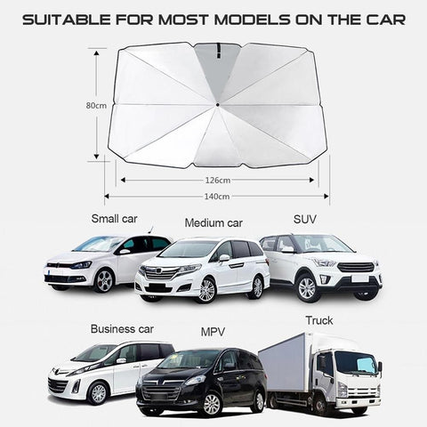 Protection Pare-brise voiture⎮ADASO™  Protection solaire et anti-UV parasol Pliant pour Gardez votre Intérieur de Voiture Frais et Préservé