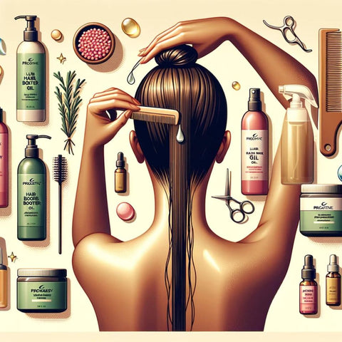chemical-free hair care routine