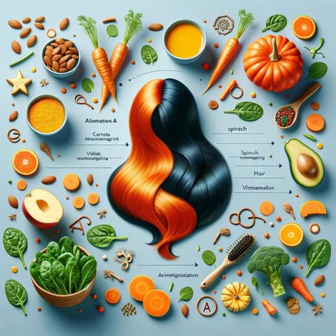 Vitamin A: Promoting hair growth and health