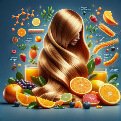 Vitamin C: Boosting collagen production and improving hair strength