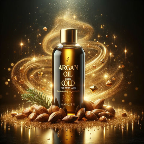 display bottle of Argan Oil