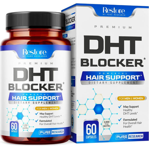DHT Blocker Hair Growth Support Supplement