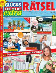 Preisrätsel, Kreuzworträtsel, Gewinne, Preise, Preisrätsel-Magazin Glücks Revue Extra 4/22