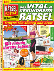 Preisrätsel, Kreuzworträtsel, Rätsel total - Das Vital & Gesundheitsrätsel 3/22