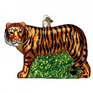 tiger christmas ornament old world christmas