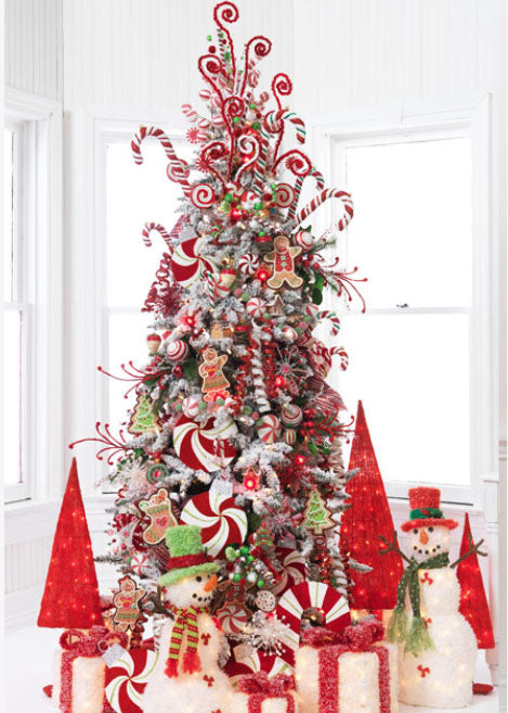 raz christmas tree, 2010 christmas trees, peppermint kisses