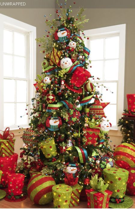 unwrapped christmas tree, christmas tree whimsy