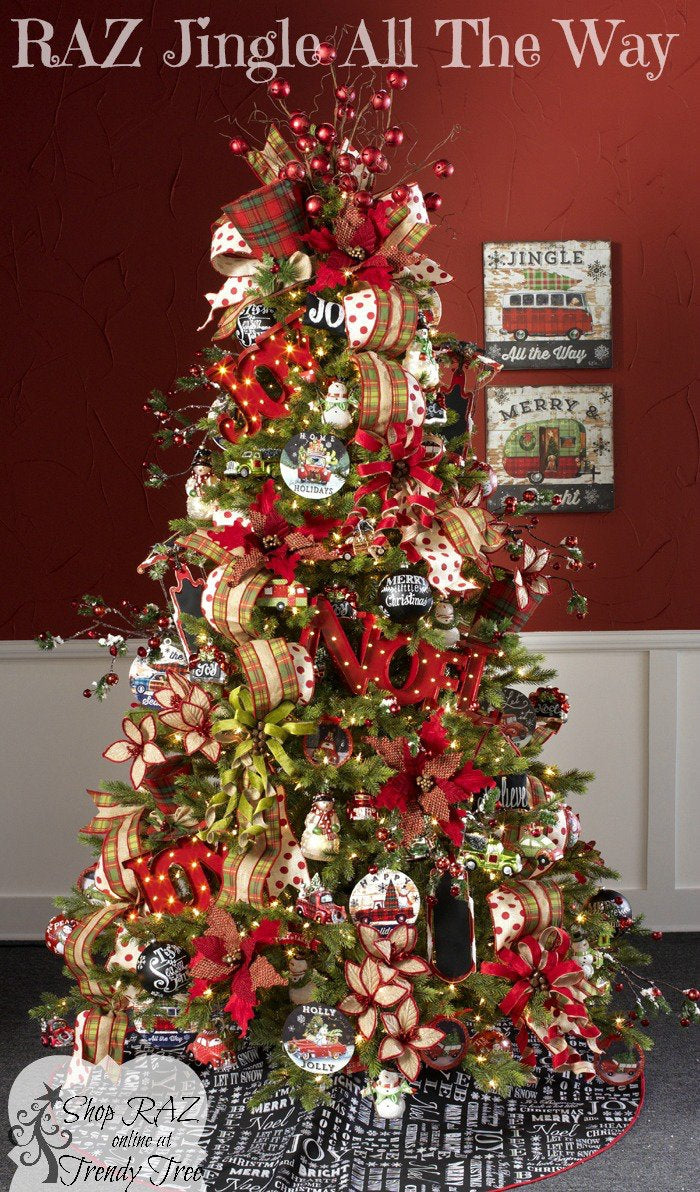 RAZ Jingle All The Way Christmas Tree http://www.trendytree.com