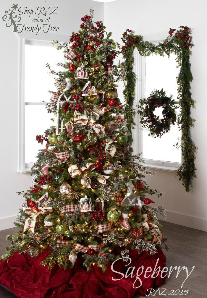 RAZ Sageberry Christmas Tree http://www.trendytree.com