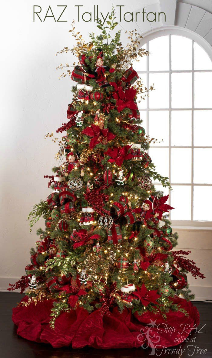 RAZ Tally Tartan Christmas Tree http://www.trendytree.com