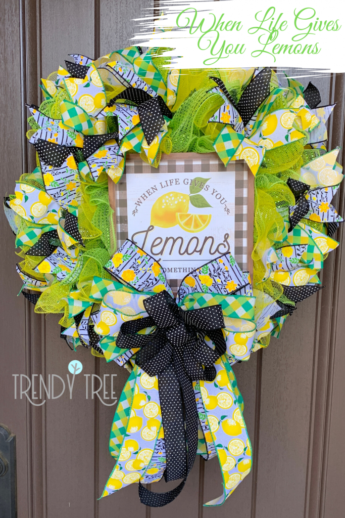 lemons wreath