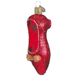 ruby slipper christmas ornament old world christmas