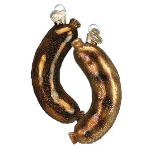 bratwurst christmas ornament