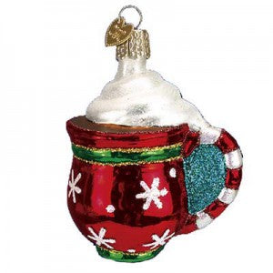 old world christmas cup of cocoa christmas ornament