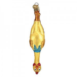 rubber chicken christmas ornament old world christmas