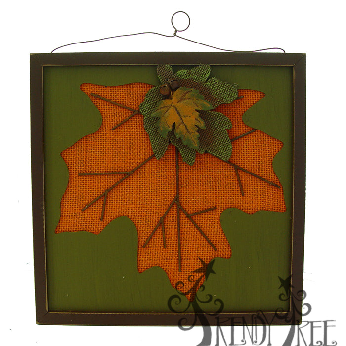 J6423-autumn-wall-plaque-orange-leaf