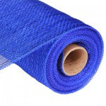 royal blue 10" metallic mesh netting