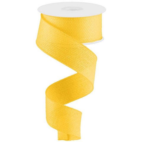 1.5" Solid Yellow Ribbon at Trendy Tree