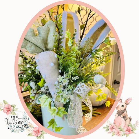 bunny ears floral arrangement tutorial