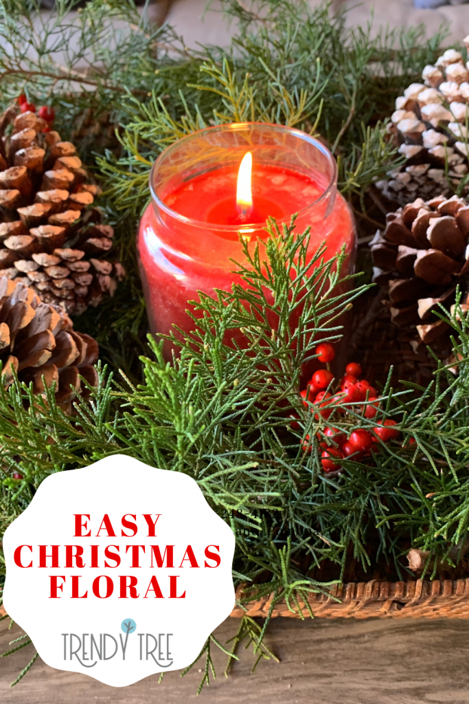 easy christmas floral arrangements