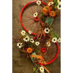 bicycle door wreaths