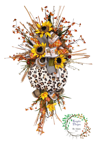 fall sunflower swag