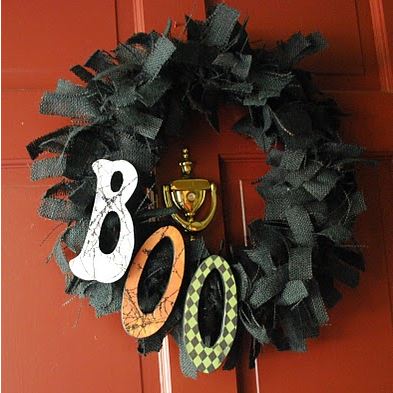 halloween wreath tutorial