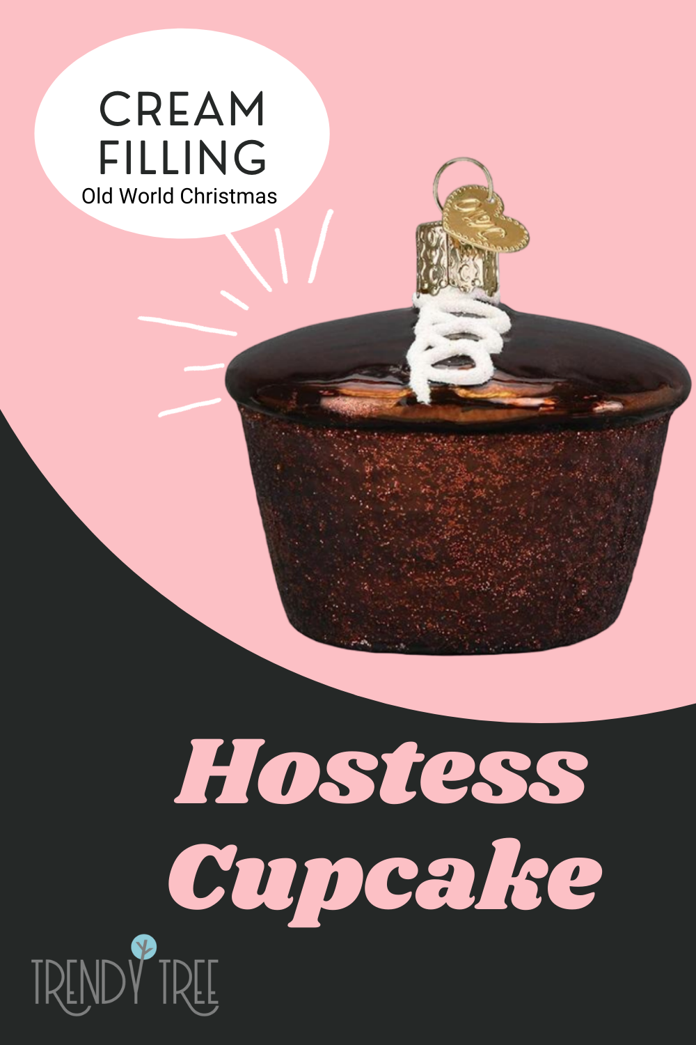 hostess cupcake christmas ornament