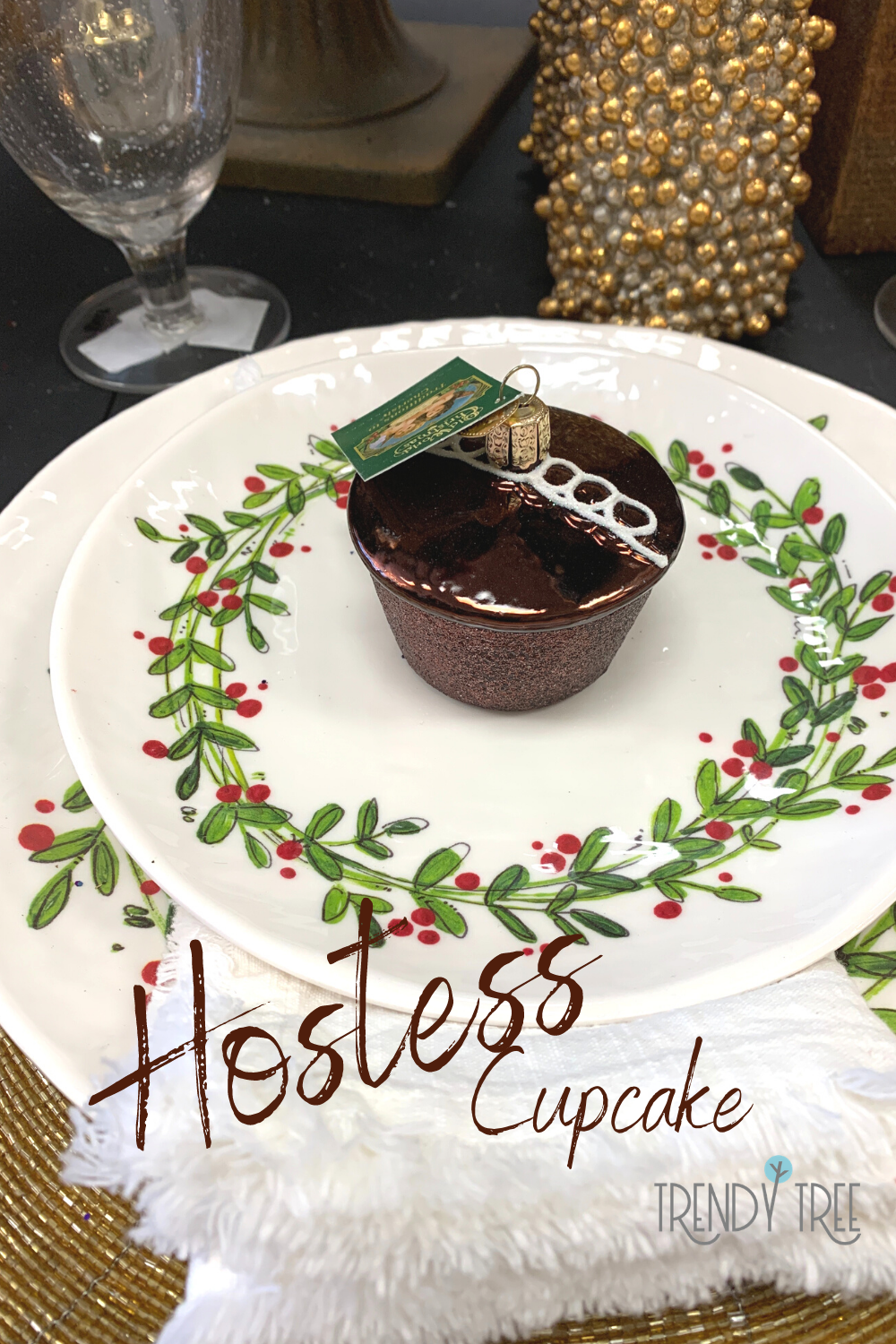 hostess cupcake christmas ornament