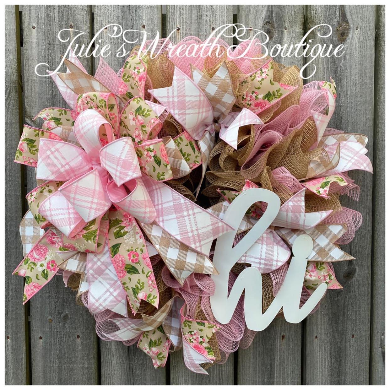 Deco Mesh Wreath 