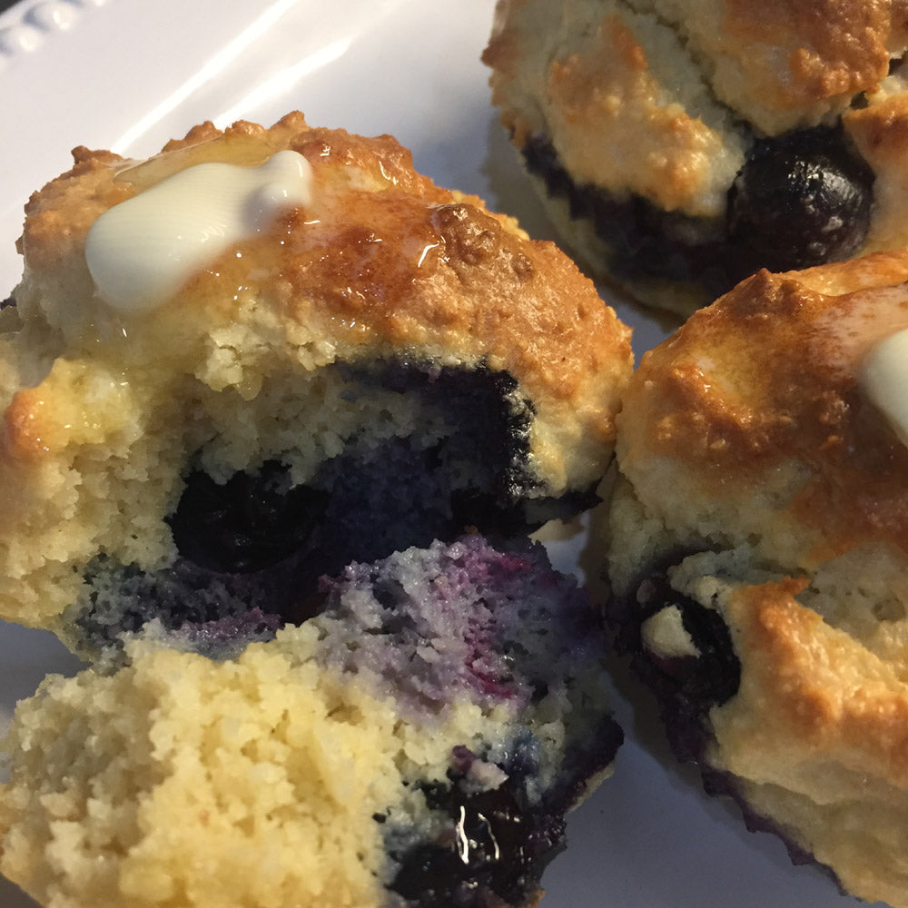 keto blueberry muffin, keto, blueberries, trendytree