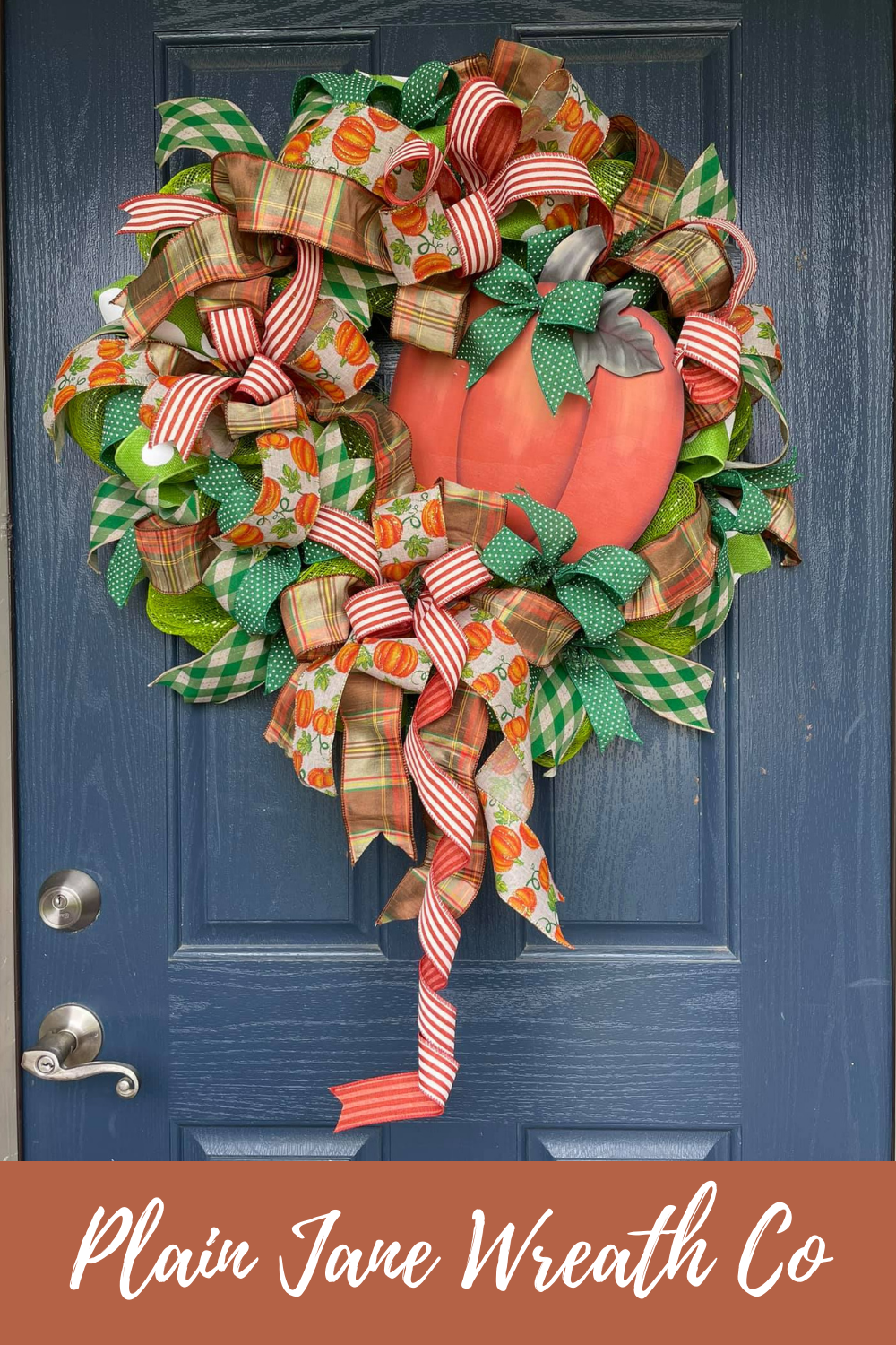 plain jane wreath co fall wreath