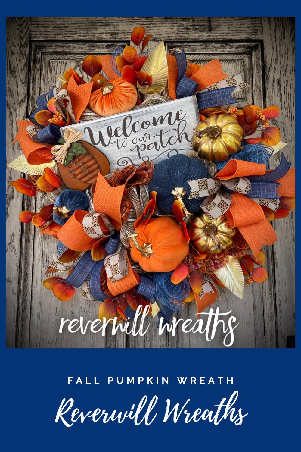 fall wreaths with pumpkins