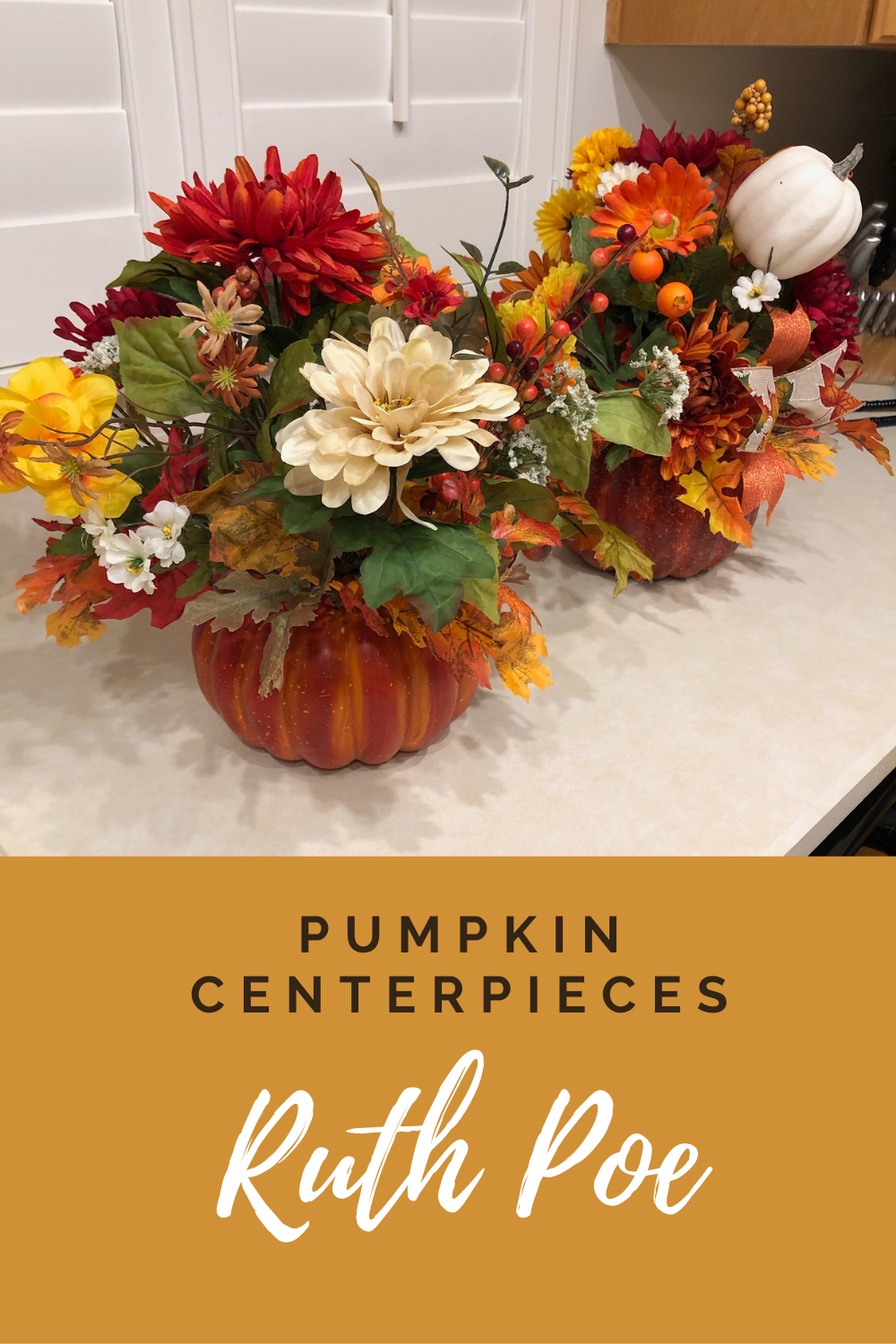 pumpkin centerpiece