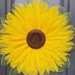 sunflower wreath by unique in the creek