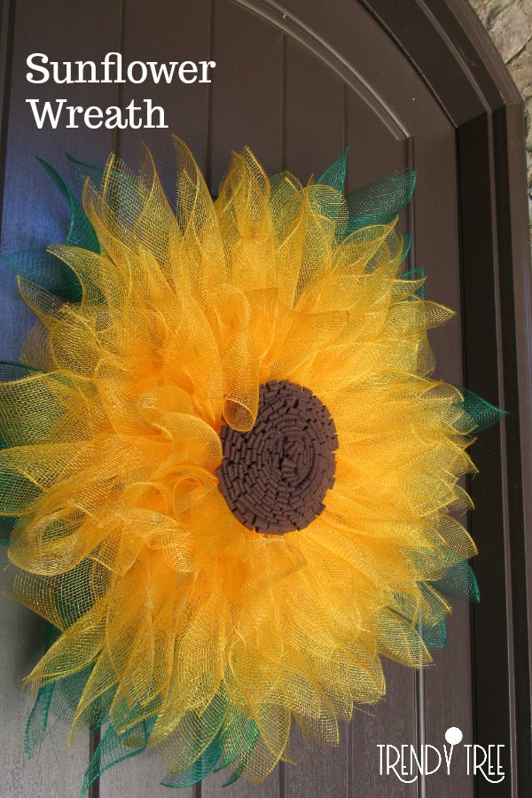 sunflower wreath