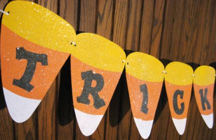 candy corn garland